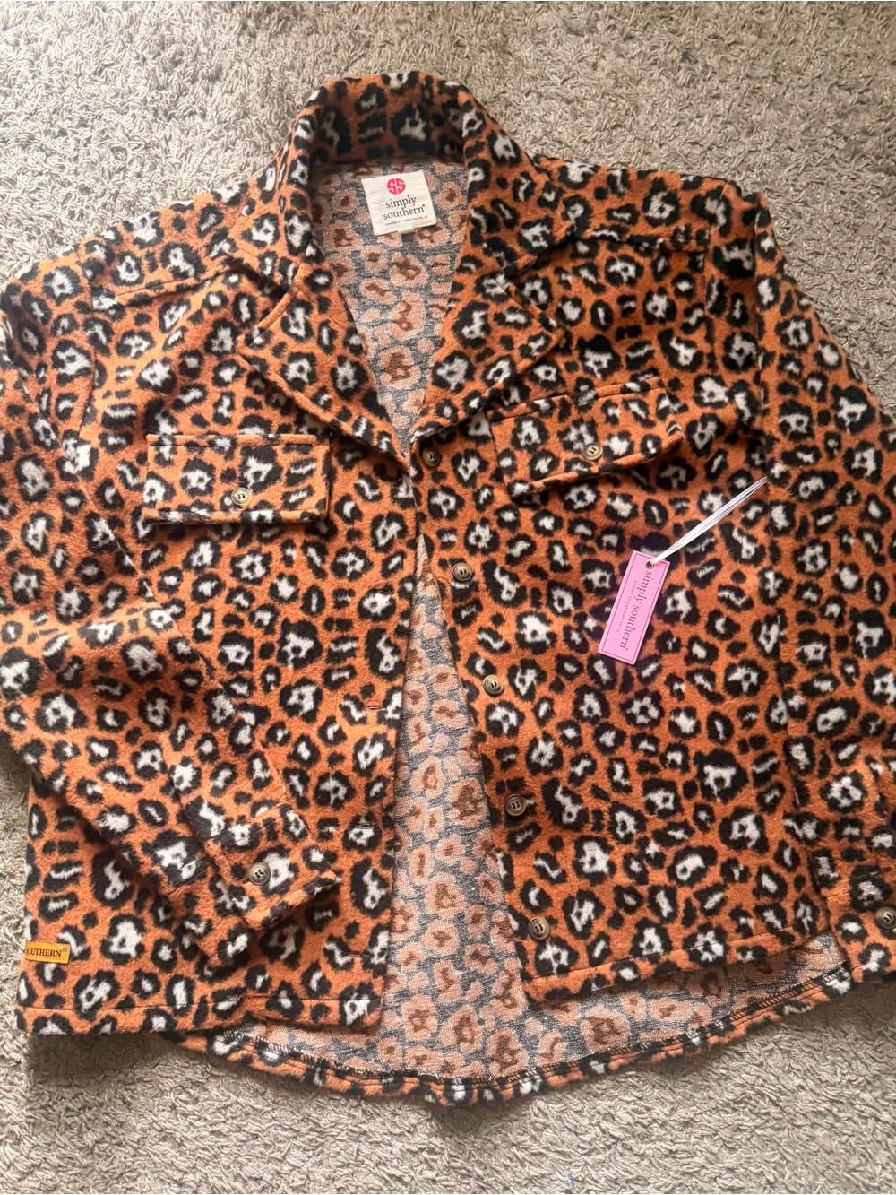 Simply Southern Leopard Print shacket